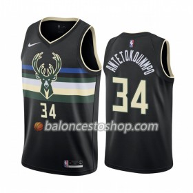 Camiseta Hombre NBA Milwaukee Bucks Giannis Antetokounmpo 34 2019-20 Nike Statement Edition Swingman